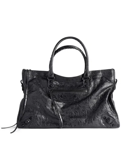 Balenciaga Le City Bag L In Black