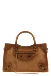Balenciaga Women Medium Le City Handbag In Brown