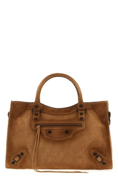 Balenciaga 'le City Bag M' Handbag In Brown