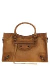 Balenciaga Women Medium Le City Handbag In Brown