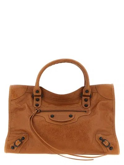 Balenciaga Le City Bag M Handbag In Brown