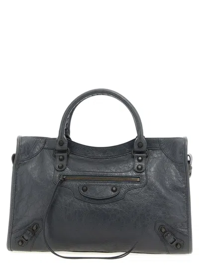 Balenciaga 'le City Bag M' Handbag In Gray