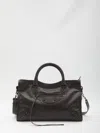 Balenciaga Women's City Medium Leather Handbag In Brown