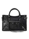 Balenciaga Small Leather Le City Top-handle Bag In Black