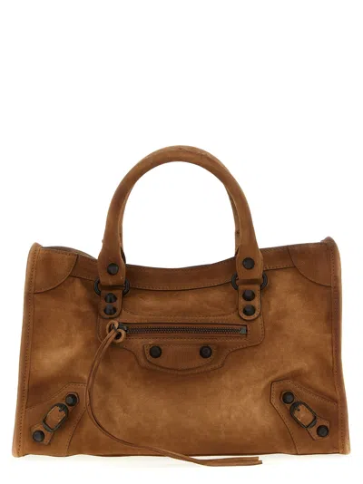 Balenciaga Le City Bag S Handbag In Brown