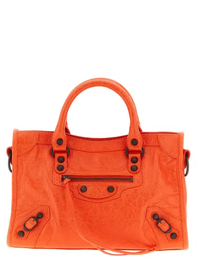 Balenciaga Le City Bag S Handbag In Orange