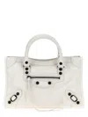 Balenciaga Small Le City Arena Storico Leather Bag In White
