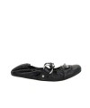 Balenciaga Black Lamb Leather Shoes With Striking Metallic Accents