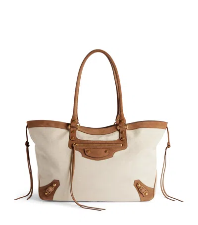 Balenciaga Le City Beach Tote Bag In Multi