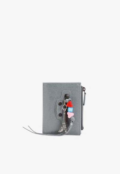 Balenciaga Le City Bi-fold Wallet In Gray