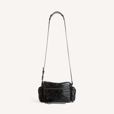 Balenciaga Le City Camera Crossbody Handbag In Black