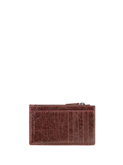 Balenciaga Le City Card Case In Red