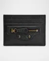 Balenciaga Le City Card Holder In 1000 Black