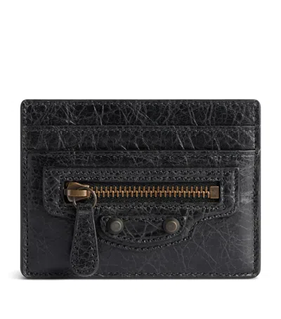Balenciaga Le City Card Holder In Black
