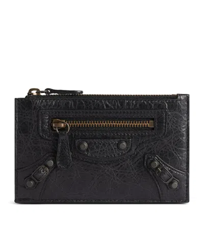 Balenciaga Le City Card Holder In Black
