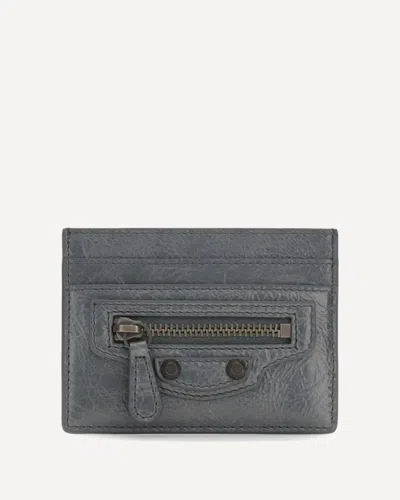 Balenciaga Le City Card Holder In Gray