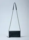 Balenciaga Le City Chain Wallet In Black