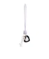 Balenciaga Le City Charm Heart Keychain In Multicolor