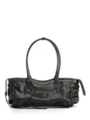 Balenciaga Shoulder Bag Le City East-west In Lambskin. In Black