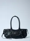 Balenciaga Women Le City East West Handbag In Black