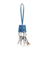 Balenciaga Le City Eiffel Pendant Key Chain In Cowboy Blue