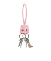 Balenciaga Le City Eiffel Tower Charm Keyring In Pink