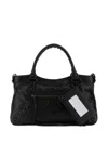 Balenciaga Le City First Leather Tote Bag In Black