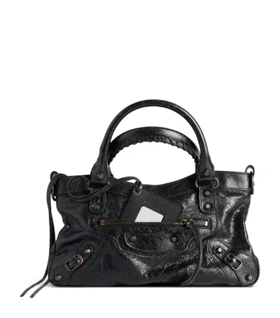 Balenciaga Le City First Top-handle Bag In Black
