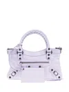 Balenciaga Le City First Tote Bag In Purple