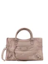 Balenciaga Le City Small Leather Shoulder Bag In Grey
