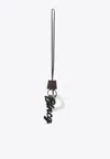 Balenciaga Le City Heart Charm Keychain In Burgundy