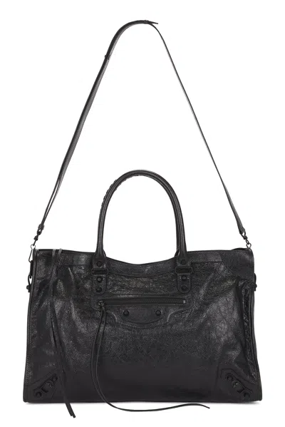 Balenciaga Le City Large Bag In Black