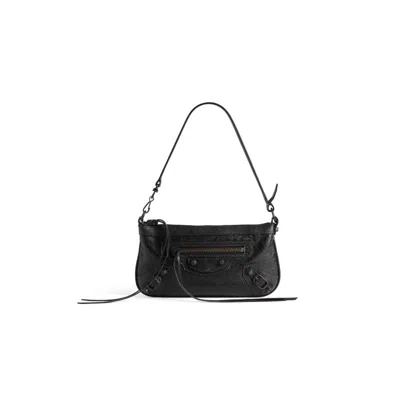 Balenciaga Le City Leather Tote Bag In Black