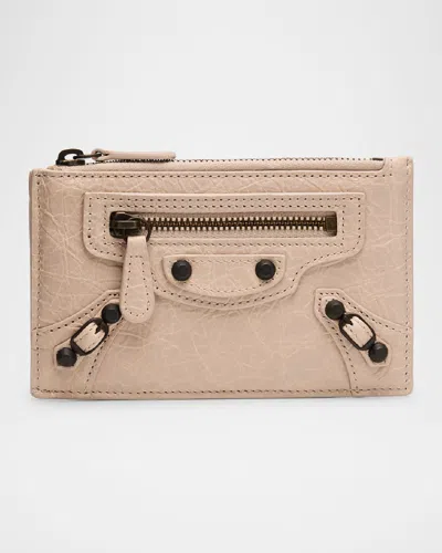 Balenciaga Le City Long Coin And Card H In Neutral