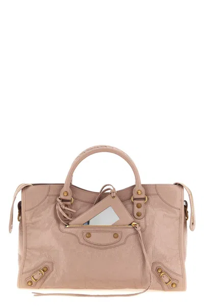 Balenciaga Pink Le City Medium Satchel