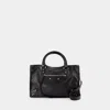 Balenciaga Le City M Purse -  - Leather - Black In Black