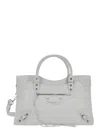 Balenciaga White Le City Medium Satchel Bag In Multicolor