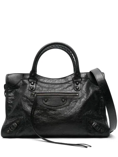 Balenciaga Le City Media Bags In Black