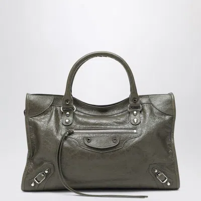 Balenciaga Le City Medium Bag Army Green