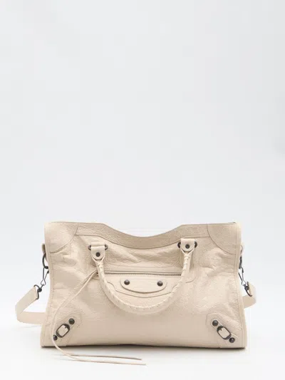 Balenciaga Le City Medium Bag In Beige