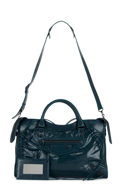 Balenciaga Le City Medium Bag In Blue
