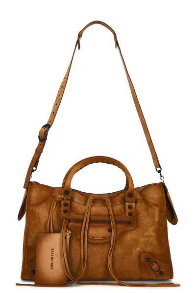 Balenciaga Le City Medium Bag In Camel