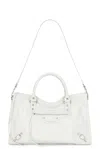 Balenciaga Le City Medium Bag In Optic White