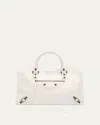 Balenciaga Le City Medium Crinkled Leather Top-handle Bag