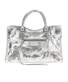 Balenciaga Le City Medium Handbag In Gray