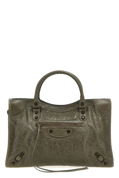 Balenciaga 'le City' Medium Handbag In Green