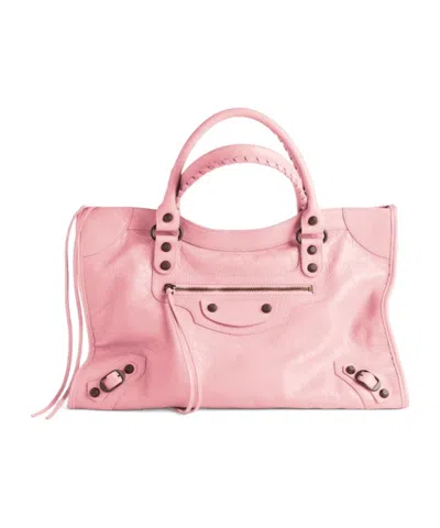 Balenciaga Women's Le City Medium Bag  In Vintage Pink