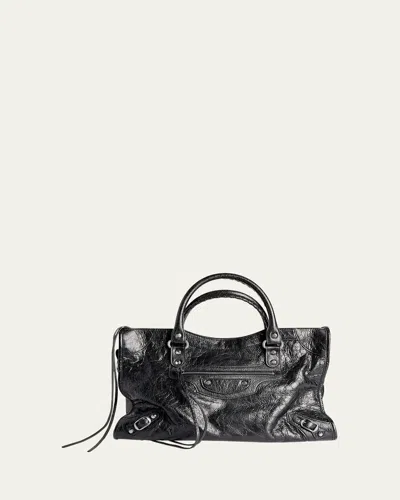 Balenciaga Le City Medium Leather Tote Bag In Le City Med Tote Lambskin