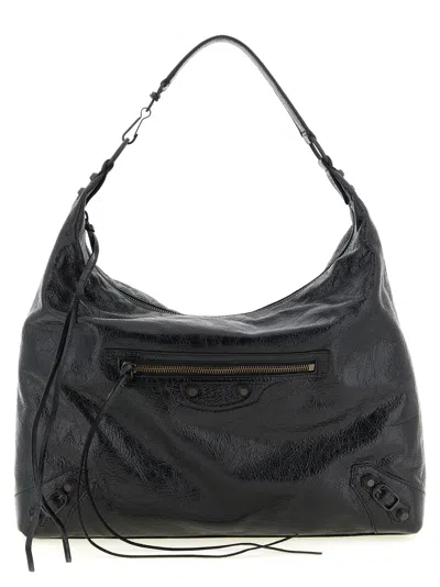Balenciaga Le City Medium Shoulder Bag In Black