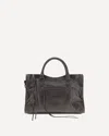 Balenciaga Le City Medium Shoulder Bag In Gray
